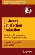 Grigoroudis / Siskos |  Customer Satisfaction Evaluation | Buch |  Sack Fachmedien