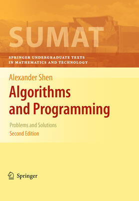 Shen | Algorithms and Programming | E-Book | sack.de