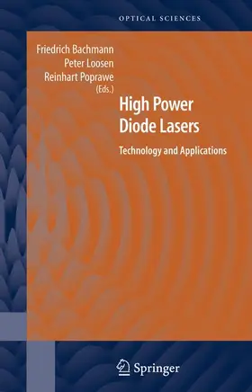 Bachmann / Poprawe / Loosen |  High Power Diode Lasers | Buch |  Sack Fachmedien