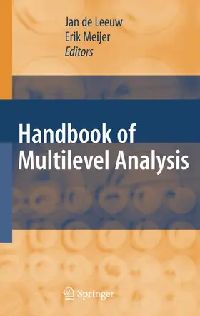 Deleeuw / Meijer |  Handbook of  Multilevel Analysis | Buch |  Sack Fachmedien