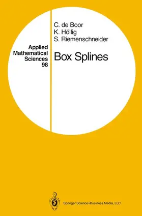 Boor / Riemenschneider / Höllig |  Box Splines | Buch |  Sack Fachmedien