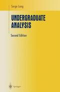 Lang |  Undergraduate Analysis | Buch |  Sack Fachmedien