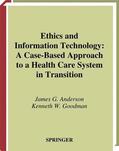 Goodman / Anderson |  Ethics and Information Technology | Buch |  Sack Fachmedien
