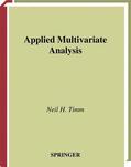 Timm |  Applied Multivariate Analysis | Buch |  Sack Fachmedien