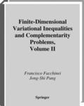 Pang / Facchinei |  Finite-Dimensional Variational Inequalities and Complementarity Problems | Buch |  Sack Fachmedien
