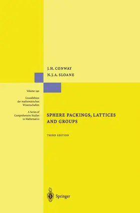 Sloane / Conway |  Sphere Packings, Lattices and Groups | Buch |  Sack Fachmedien