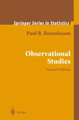 Rosenbaum |  Observational Studies | Buch |  Sack Fachmedien