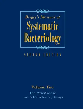  Bergey's Manual® of Systematic Bacteriology | Buch |  Sack Fachmedien
