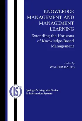 Baets |  Knowledge Management and Management Learning: | Buch |  Sack Fachmedien