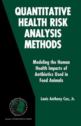 Cox Jr. | Quantitative Health Risk Analysis Methods | Buch | sack.de