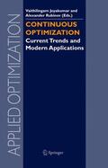 Rubinov / Jeyakumar |  Continuous Optimization | Buch |  Sack Fachmedien