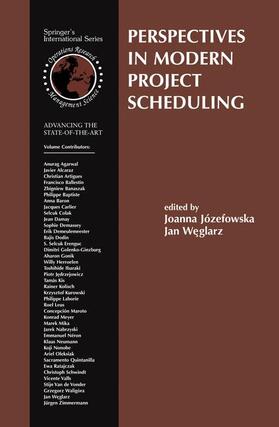 Weglarz / Jozefowska |  Perspectives in Modern Project Scheduling | Buch |  Sack Fachmedien