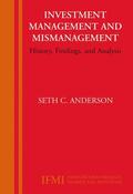 Anderson |  Investment Management and Mismanagement | Buch |  Sack Fachmedien