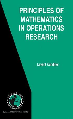 Kandiller |  Principles of Mathematics in Operations Research | Buch |  Sack Fachmedien