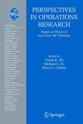 Alt / Golden / Fu | Perspectives in Operations Research | Buch | sack.de