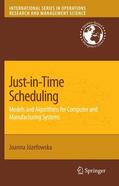 Jozefowska |  Just-in-Time Scheduling | Buch |  Sack Fachmedien