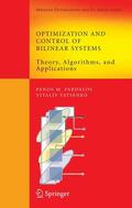 Yatsenko / Pardalos |  Optimization and Control of Bilinear Systems | Buch |  Sack Fachmedien