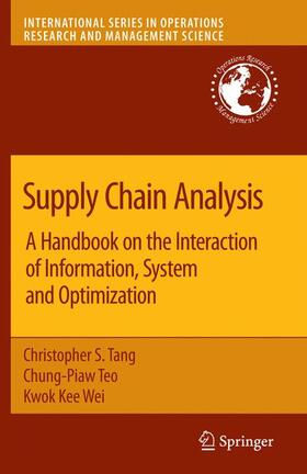 Tang / Wei / Teo | Supply Chain Analysis | Buch | 978-1-4419-4526-6 | sack.de