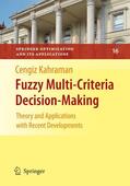 Kahraman |  Fuzzy Multi-Criteria Decision Making | Buch |  Sack Fachmedien