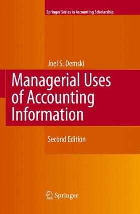 Demski | Managerial Uses of Accounting Information | Buch | 978-1-4419-4592-1 | sack.de