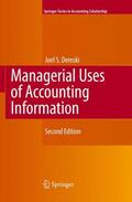 Demski |  Managerial Uses of Accounting Information | Buch |  Sack Fachmedien