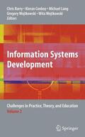 Barry / Conboy / Wojtkowski |  Information Systems Development | Buch |  Sack Fachmedien
