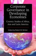 McGee |  Corporate Governance in Developing Economies | Buch |  Sack Fachmedien