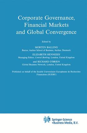 Balling / O'Brien / Hennessy | Corporate Governance, Financial Markets and Global Convergence | Buch | 978-1-4419-4784-0 | sack.de