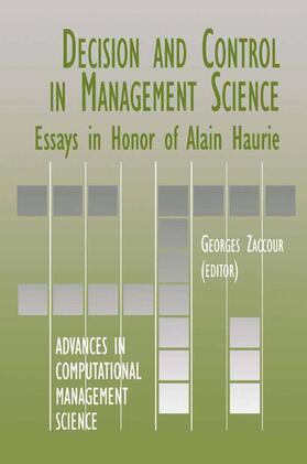 Zaccour | Decision & Control in Management Science | Buch | 978-1-4419-4995-0 | sack.de