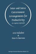 Boorsma / Halachmi |  Inter and Intra Government Arrangements for Productivity | Buch |  Sack Fachmedien