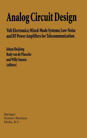 Huijsing / Sansen / van de Plassche | Analog Circuit Design | Buch | 978-1-4419-5071-0 | sack.de