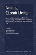 Huijsing / van Roermund / Steyaert |  Analog Circuit Design | Buch |  Sack Fachmedien