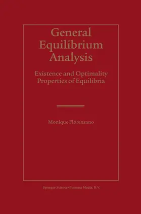 Florenzano |  General Equilibrium Analysis | Buch |  Sack Fachmedien