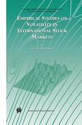 Hol |  Empirical Studies on Volatility in International Stock Markets | Buch |  Sack Fachmedien