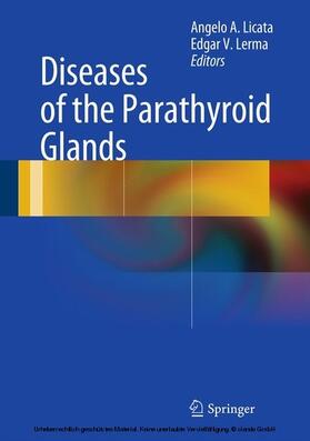 Licata / Lerma | Diseases of the Parathyroid Glands | E-Book | sack.de