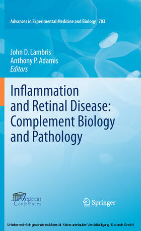 Lambris / Adamis |  Inflammation and Retinal Disease: Complement Biology and Pathology | eBook | Sack Fachmedien