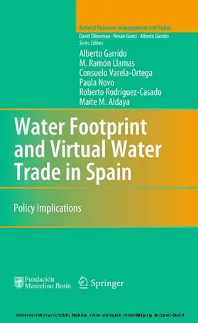 Garrido / Llamas / Varela-Ortega | Water Footprint and Virtual Water Trade in Spain | E-Book | sack.de