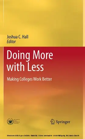 Hall | Doing More with Less | E-Book | www.sack.de