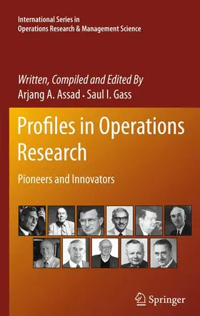 Gass / Assad |  Profiles in Operations Research | Buch |  Sack Fachmedien