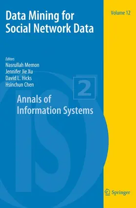 Memon / Xu / Hicks |  Data Mining for Social Network Data | Buch |  Sack Fachmedien