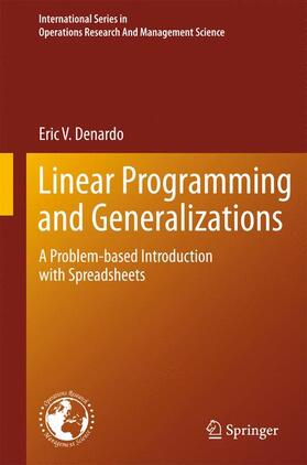 Denardo | Linear Programming and Generalizations | Buch | 978-1-4419-6490-8 | sack.de