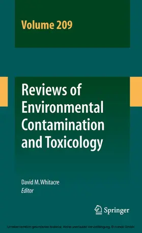 Whitacre | Reviews of Environmental Contamination and Toxicology Volume 209 | E-Book | www.sack.de