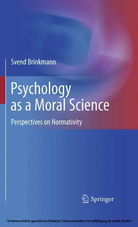 Brinkmann | Psychology as a Moral Science | E-Book | www.sack.de