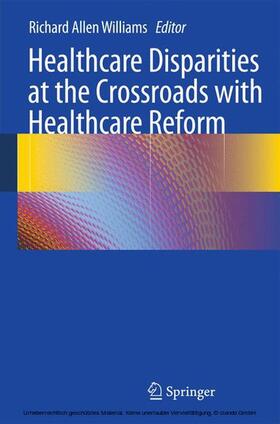 Williams | Healthcare Disparities at the Crossroads with Healthcare Reform | E-Book | sack.de
