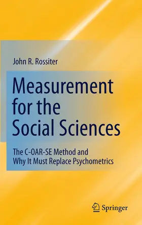 Rossiter | Measurement for the Social Sciences | E-Book | www.sack.de
