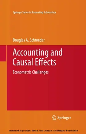 Schroeder | Accounting and Causal Effects | E-Book | sack.de