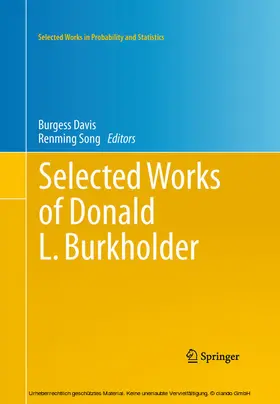 Davis / Song |  Selected Works of Donald L. Burkholder | eBook | Sack Fachmedien