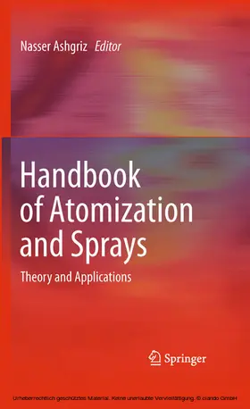 Ashgriz | Handbook of Atomization and Sprays | E-Book | www.sack.de