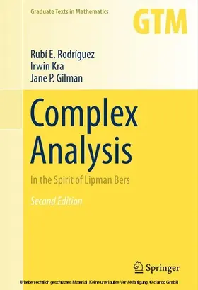 Rodríguez / Kra / Gilman |  Complex Analysis | eBook | Sack Fachmedien