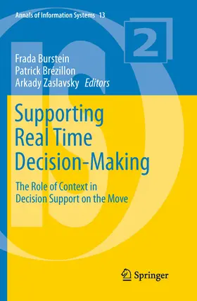 Burstein / Brézillon / Zaslavsky |  Supporting Real Time Decision-Making | eBook | Sack Fachmedien